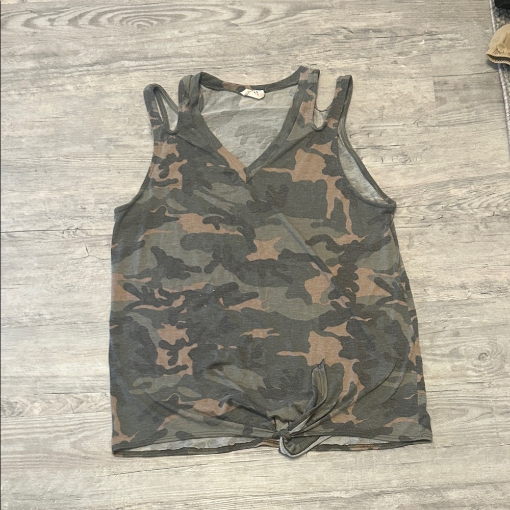 BiBi Camouflage Tank Top